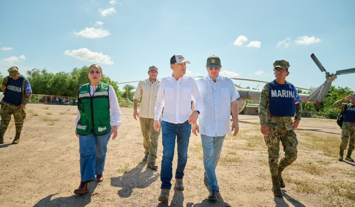 Encabeza Gobernador Durazo acciones de recuperación de comunidades y carreteras tras paso de “Polo”